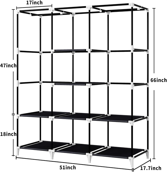 Shoe rack with cover